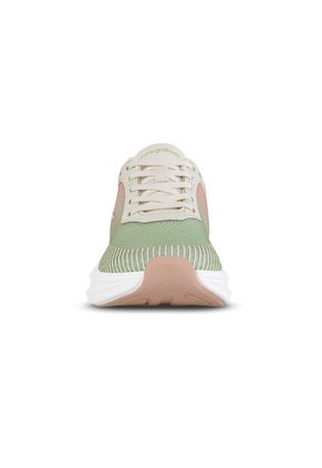 Tenis Running Vanel Verde-Rosa Croydon Para Mujer