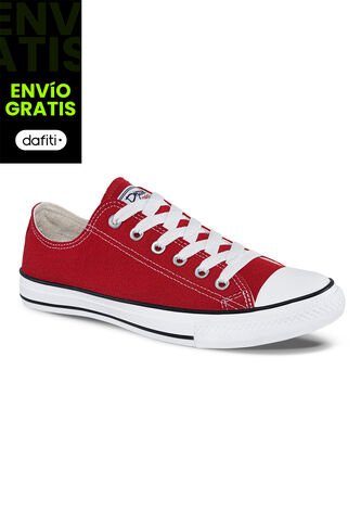 Tenis Discovery Bajo Rojo Para Hombre Y Mujer Croydon Croydon