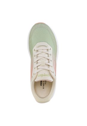 Tenis Running Vanel Verde-Rosa Croydon Para Mujer