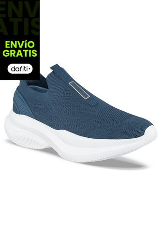 Tenis Para Caminar Zafali Azul Osc Croydon Para Hombre Croydon