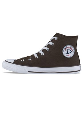 Botas Casuales Discovery Alto Café Croydon Para Hombre Y Mujer