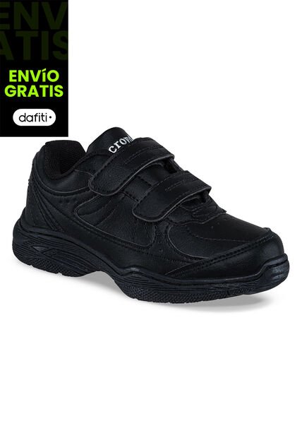 Tenis Colegial 11 New Negro Para Niña Y Niño Croydon