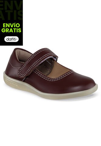 Zapatos Escolares Mafalda Rojo Para Niña Croydon Croydon