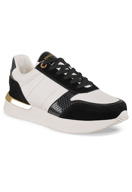 Tenis Urbanos Nuray Negro-Blanco Croydon Para Mujer