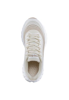Tenis Running Cezod Beige Croydon Para Mujer
