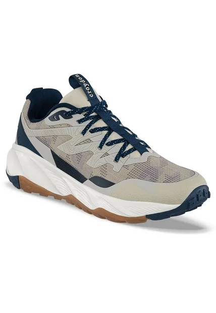 Tenis Trail Running Siburu Beige Croydon Para Hombre