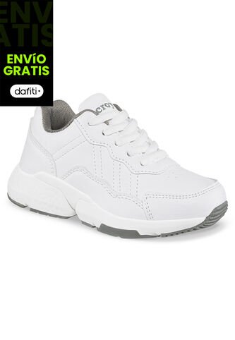 Tenis Escolares Xcoleg C Blanco Para Niña Y Niño Croydon Croydon