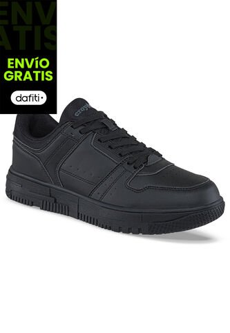 Tenis Urbanos Mixkar Negro Croydon Para Hombre Croydon