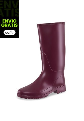 Botas De Lluvia Tiffany Colors Vino Para Mujer Croydon Croydon
