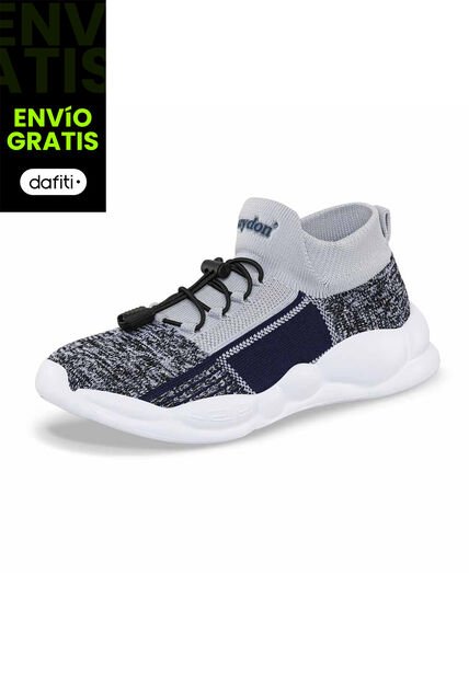 Tenis Nelil Gris Para Niño Croydon