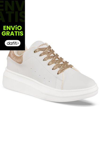 Tenis Urbanos Zayuri Marfil Para Mujer Croydon