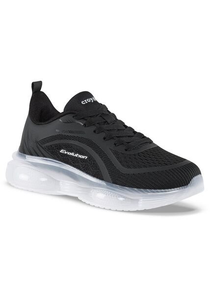 Tenis Running Lumo Negro Croydon Para Mujer