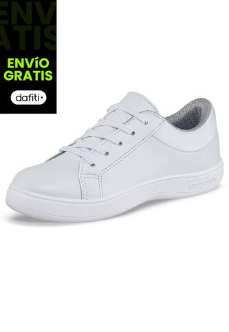 Tenis Colegio Oxford Blanco Para Niño Y Niña Croydon Croydon