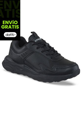 Tenis Colegio Linut C Negro Para Niño Y Niña Croydon Croydon