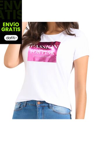 Camiseta Vivian Blanco Para Mujer Croydon Croydon