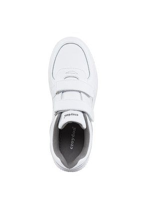 Tenis Colegio Shopir Pro V Blanco-Gris Para Hombre Y Mujer Croydon