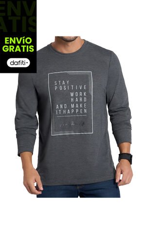 Camibuzo Think Gris Para Hombre Croydon Croydon