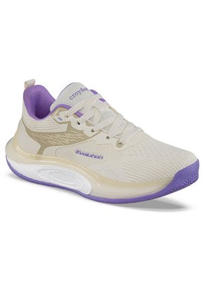 Tenis Running Fibyn Beige Croydon Para Mujer