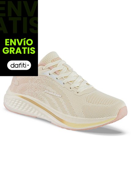 Tenis Running Zelar Beige Croydon Para Mujer