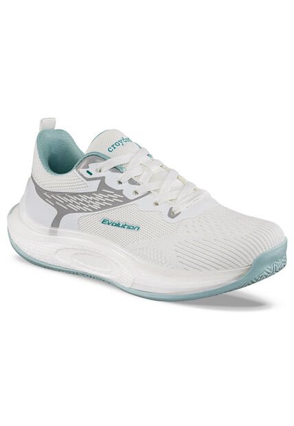 Tenis Running Fibyn Blanco Croydon Para Mujer