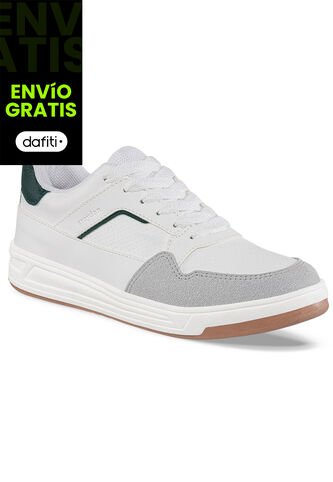 Tenis Urbanos Tabio Blanco-Verde Para Hombre Croydon Croydon