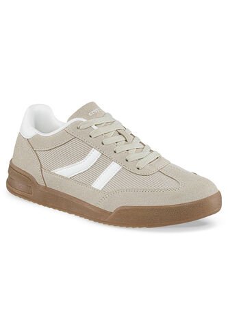 Tenis Serzian Beige-Blanco Croydon Para Mujer Croydon