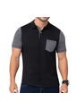 Polo Farid Negro Para Hombre Croydon de Croydon