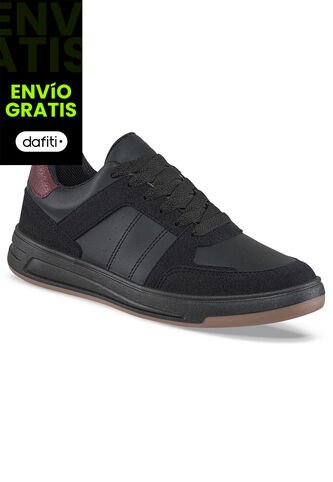 Tenis Urbanos Rolon Negro Para Hombre Croydon Croydon