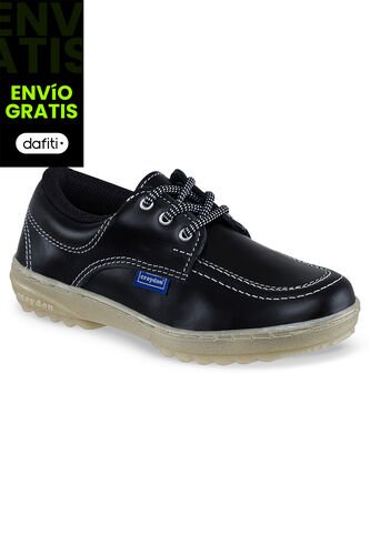 Zapatos Escolares Leader Negro Para Niña Y Niño Croydon Croydon