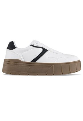 Tenis Quinter Blanco-Negro Croydon Para Mujer