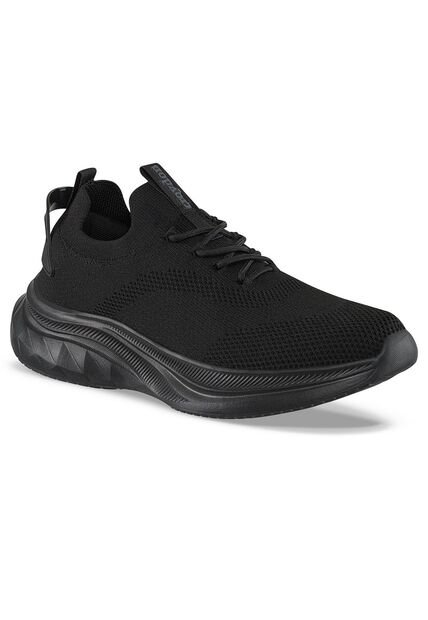 Tenis Para Caminar Sonivo Negro-Negro Croydon Para Hombre