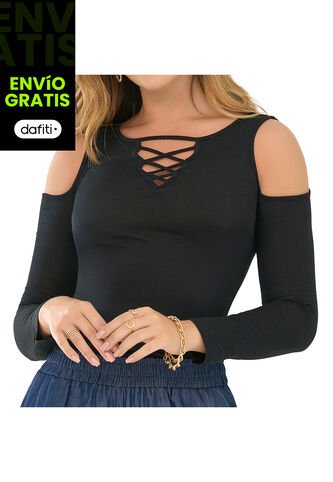 Blusa Berlin Negro Para Mujer Croydon Croydon