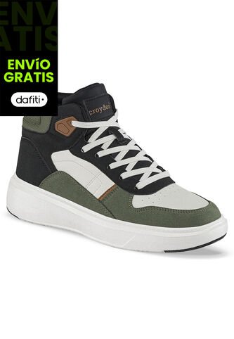 Tenis Urbanos Tixro Blanco-Negro Para Hombre Croydon Croydon