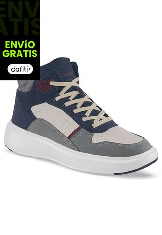 Tenis Urbanos Tixro Blanco-Azul O Para Hombre Croydon Croydon