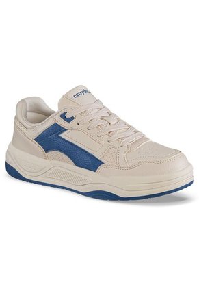 Tenis Urbanos Derme Beige-Azul Croydon Para Mujer