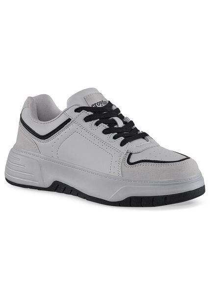 Tenis Urbanos Cuspi Gris Croydon Para Mujer