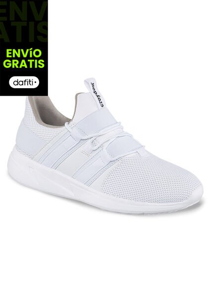Tenis Escolares Riggi Blanco Para Niña Y Niño Croydon