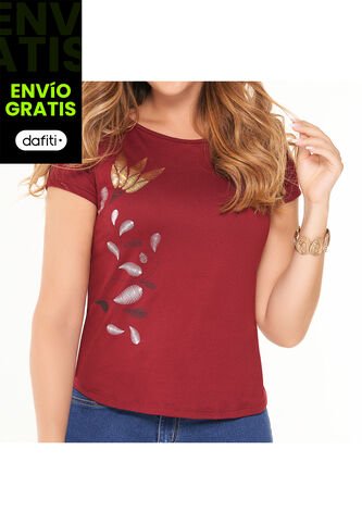 Camiseta Alicia Vino Para Mujer Croydon Croydon