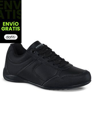 Tenis Escolares Skolary Negro Para Niña Y Niño Croydon Croydon