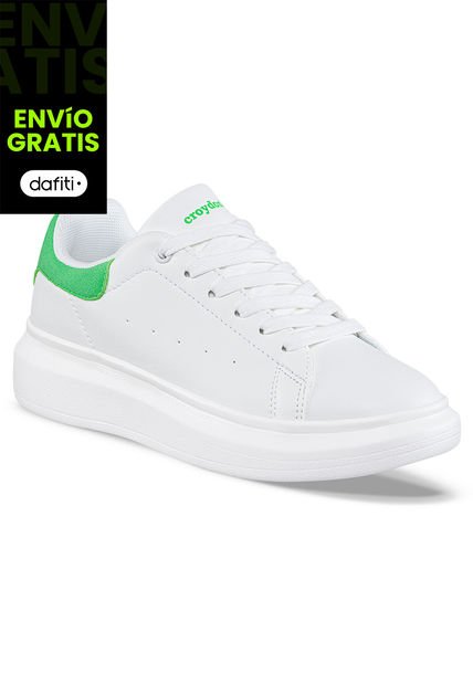 Tenis Zatrena Blanco-Verde Para Mujer Croydon