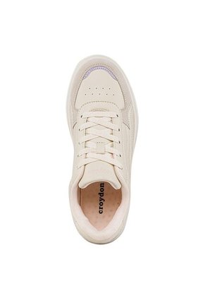 Tenis Urbanos Ilyra Beige Croydon Para Mujer