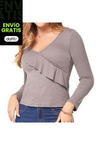 Blusa Mila Gris Para Mujer Croydon Croydon
