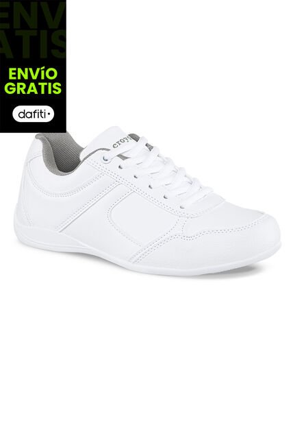 Tenis Escolares Skolary Blanco Para Niña Y Niño Croydon