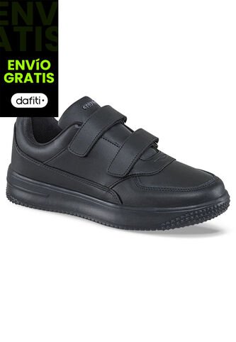 Tenis Colegio Shopir Pro V Negro-Gris Para Hombre Y Mujer Croydon Croydon