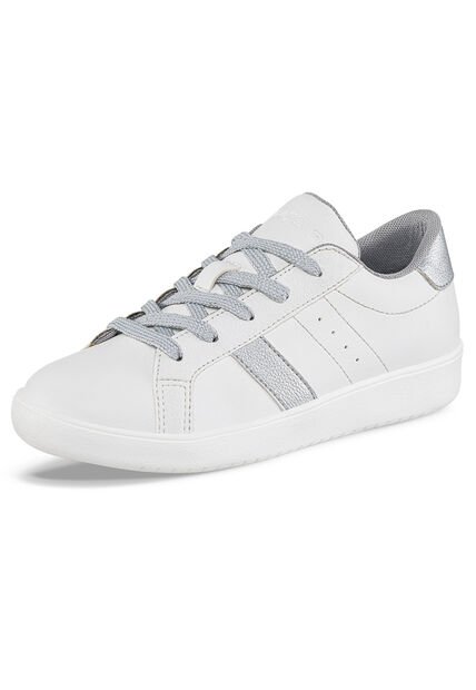 Tenis Casuales Gregg Plata Para Niña Croydon