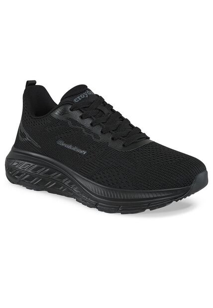 Tenis Running Datil Negro-Negro Croydon Para Hombre