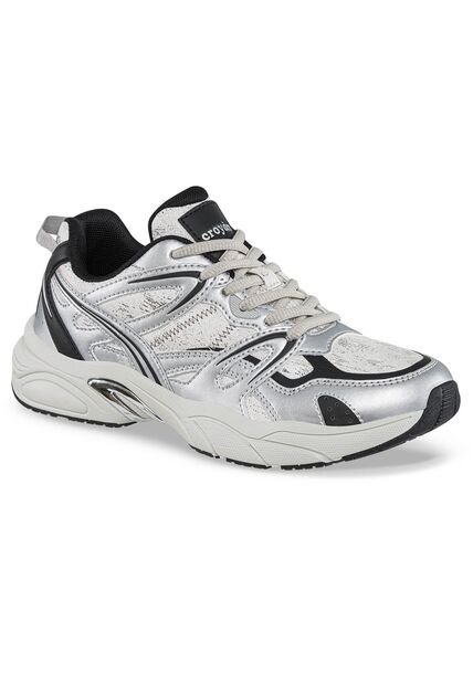 Tenis Urbanos Argame Gris-Negro Croydon Para Mujer