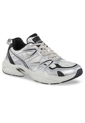 Tenis Urbanos Argame Gris-Negro Croydon Para Mujer