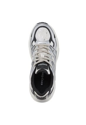 Tenis Urbanos Argame Gris-Negro Croydon Para Mujer