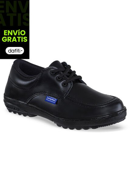 Zapatos Escolares Leader Negro-Neg Para Niña Y Niño Croydon